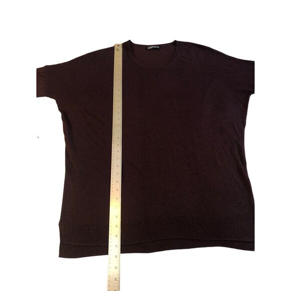 Cotton On Women's Sz Large BURGUNDY Top Shirt Lightweight‎ Knit Sweater - Picture 6 of 9